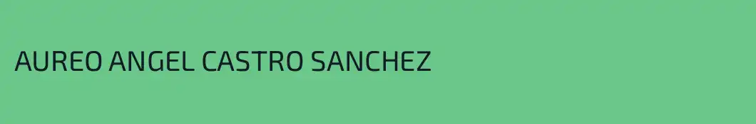 AUREO ANGEL CASTRO SANCHEZ